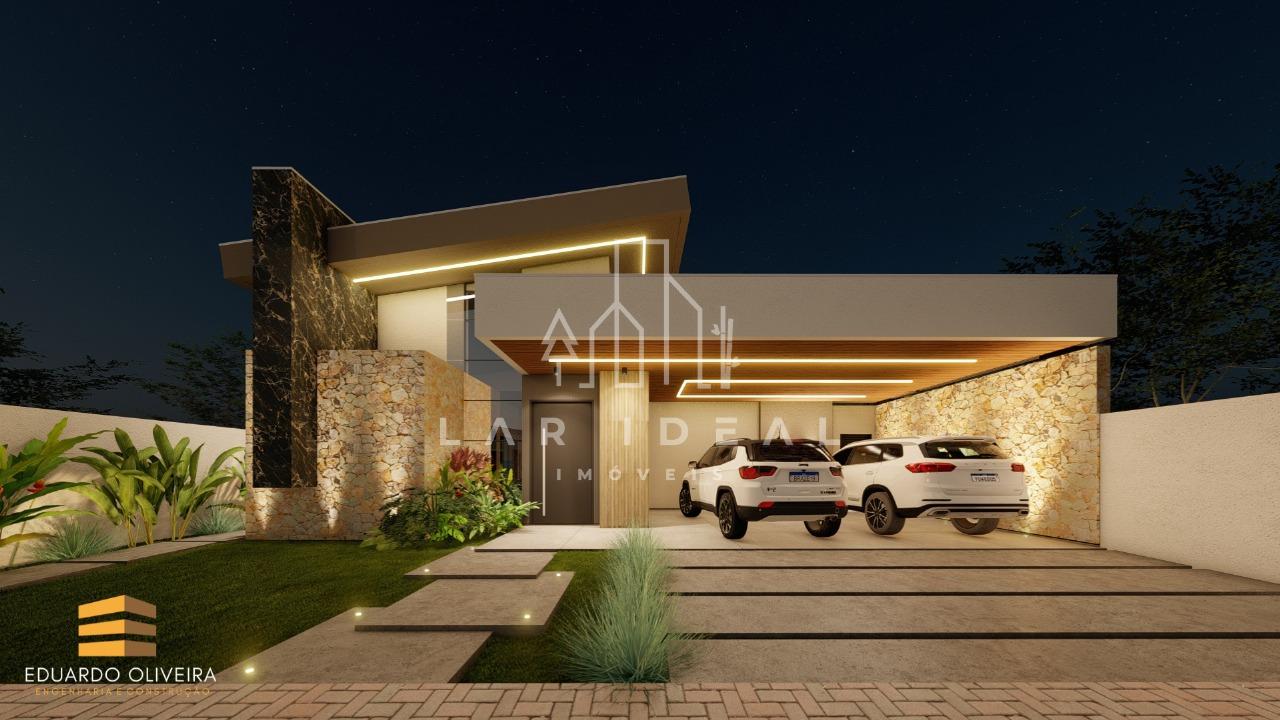 Belíssima Casa em Construção no Condomínio Águas Clara com 03 Suítes