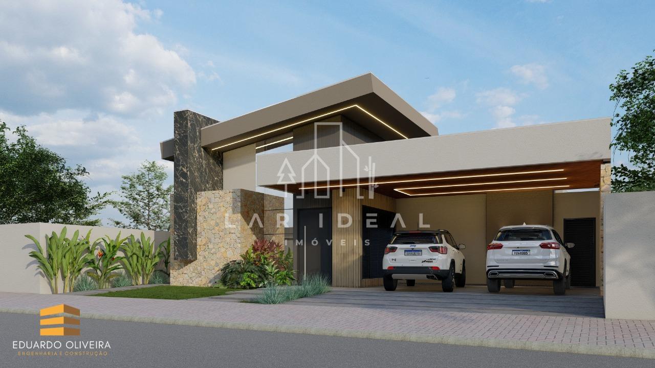 Belíssima Casa em Construção no Condomínio Águas Clara com 03 Suítes