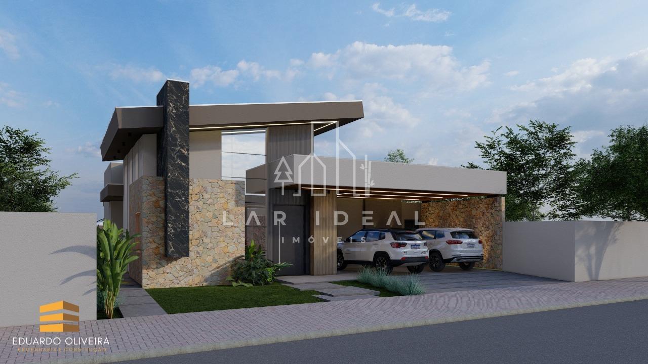 Belíssima Casa em Construção no Condomínio Águas Clara com 03 Suítes