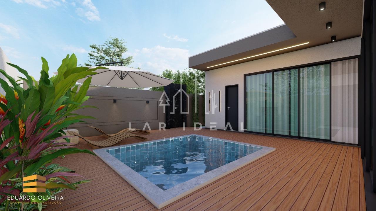 Belíssima Casa em Construção no Condomínio Águas Clara com 03 Suítes