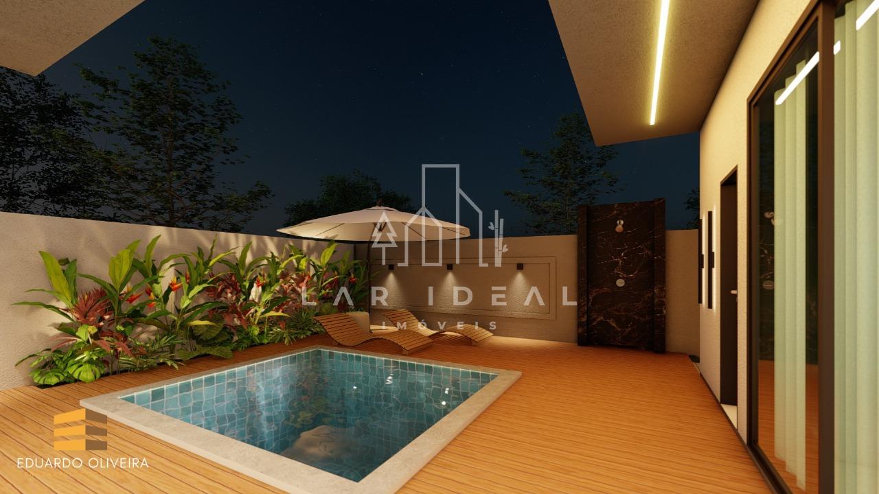 Belíssima Casa em Construção no Condomínio Águas Clara com 03 Suítes