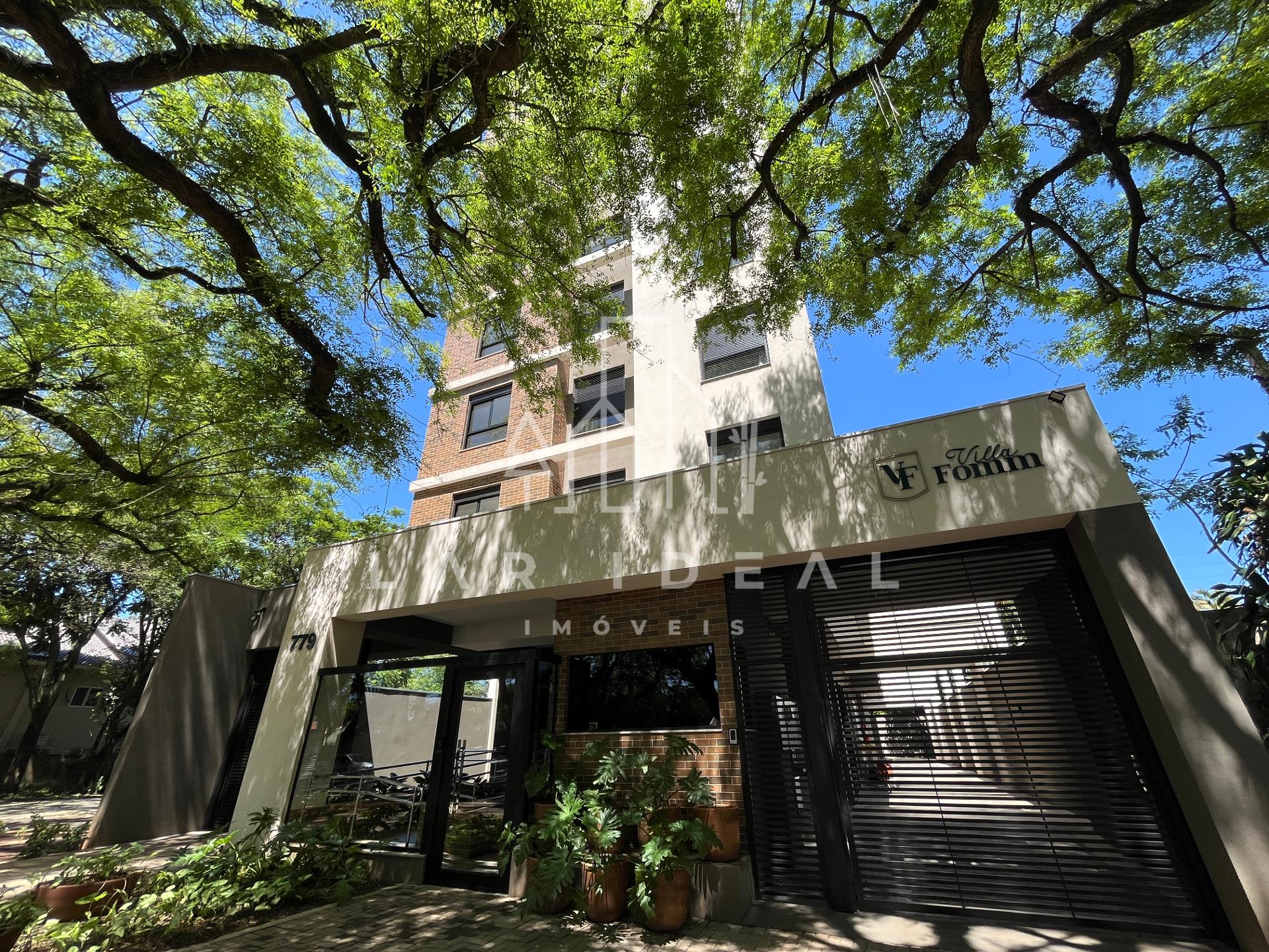 Apartamento semimobiliado na av. pedro basso, Edificio Villa Fomm, com 1 suíte e 1 quarto