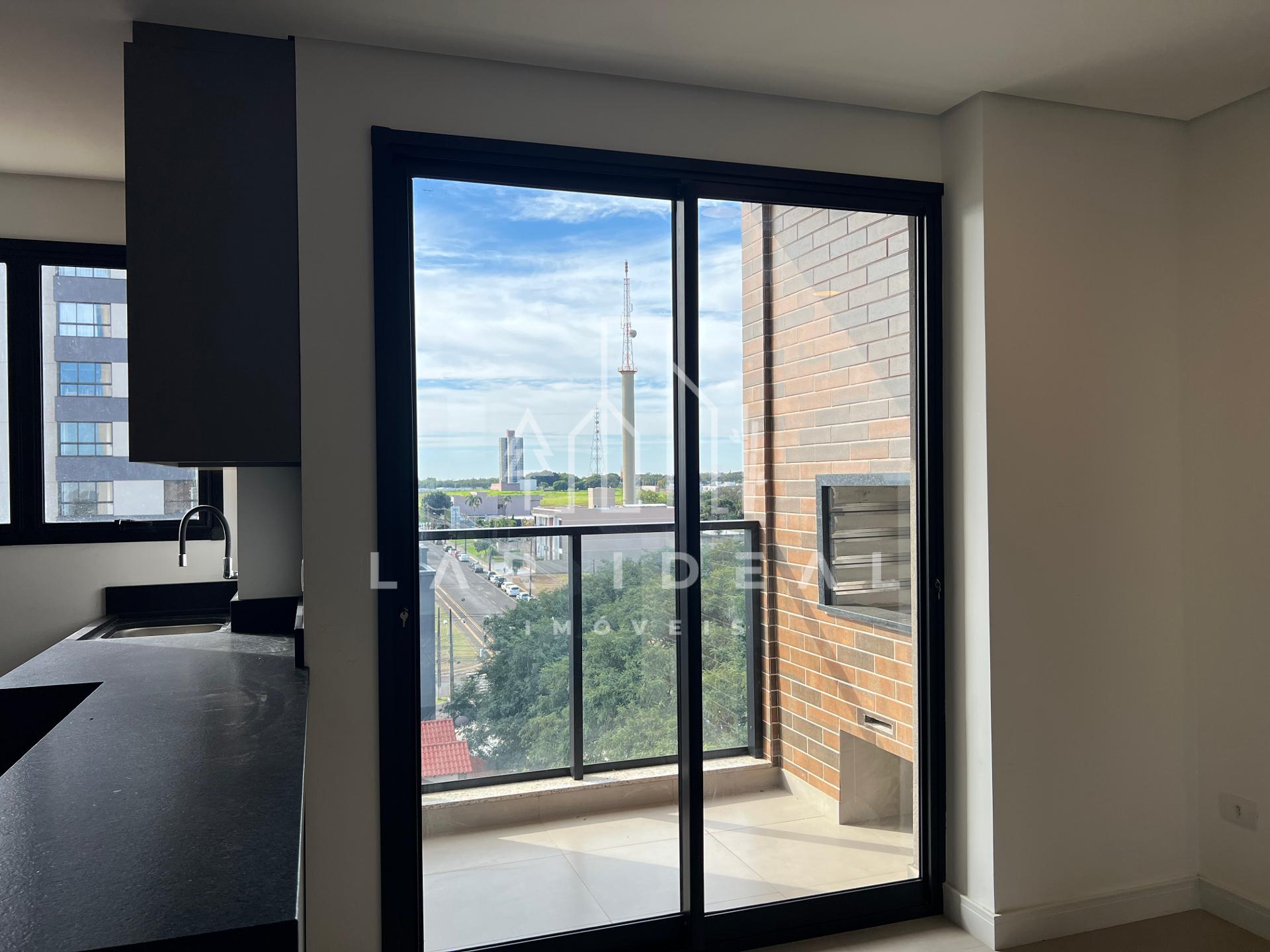 Apartamento semimobiliado na av. pedro basso, Edificio Villa Fomm, com 1 suíte e 1 quarto