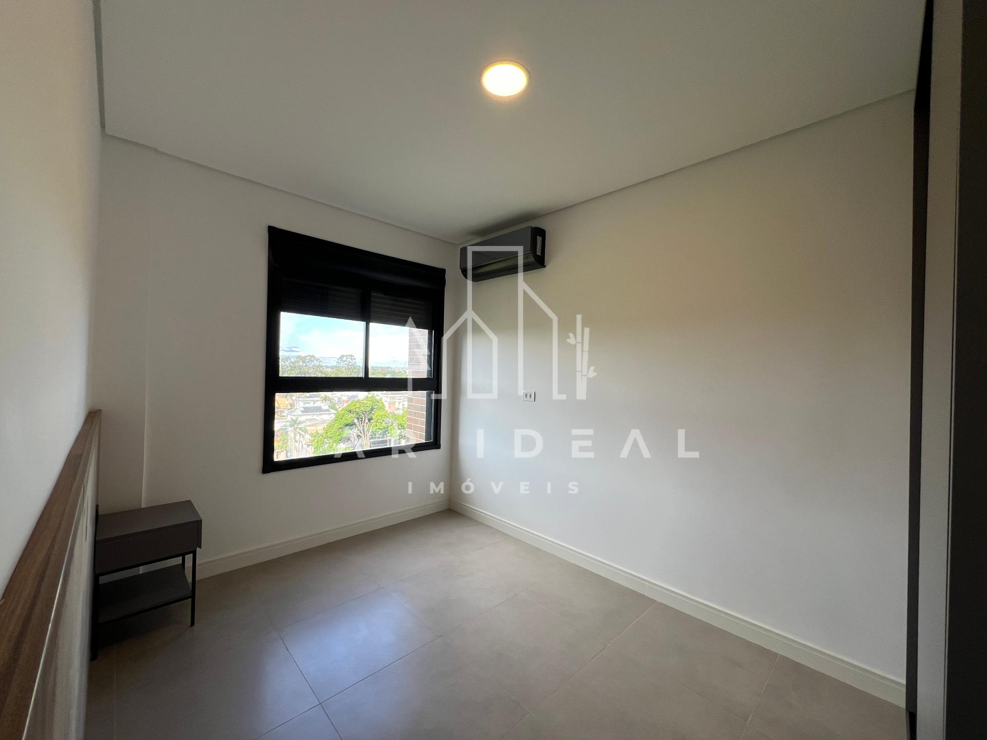 Apartamento semimobiliado na av. pedro basso, Edificio Villa Fomm, com 1 suíte e 1 quarto