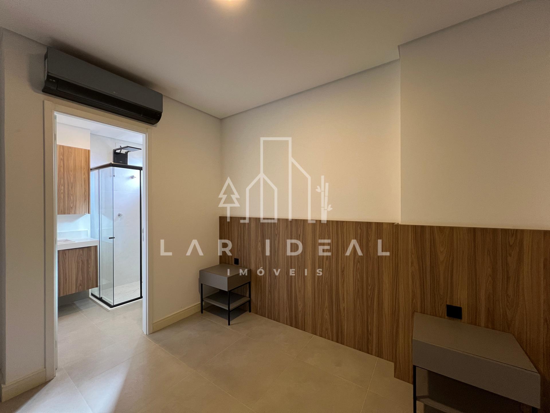 Apartamento semimobiliado na av. pedro basso, Edificio Villa Fomm, com 1 suíte e 1 quarto