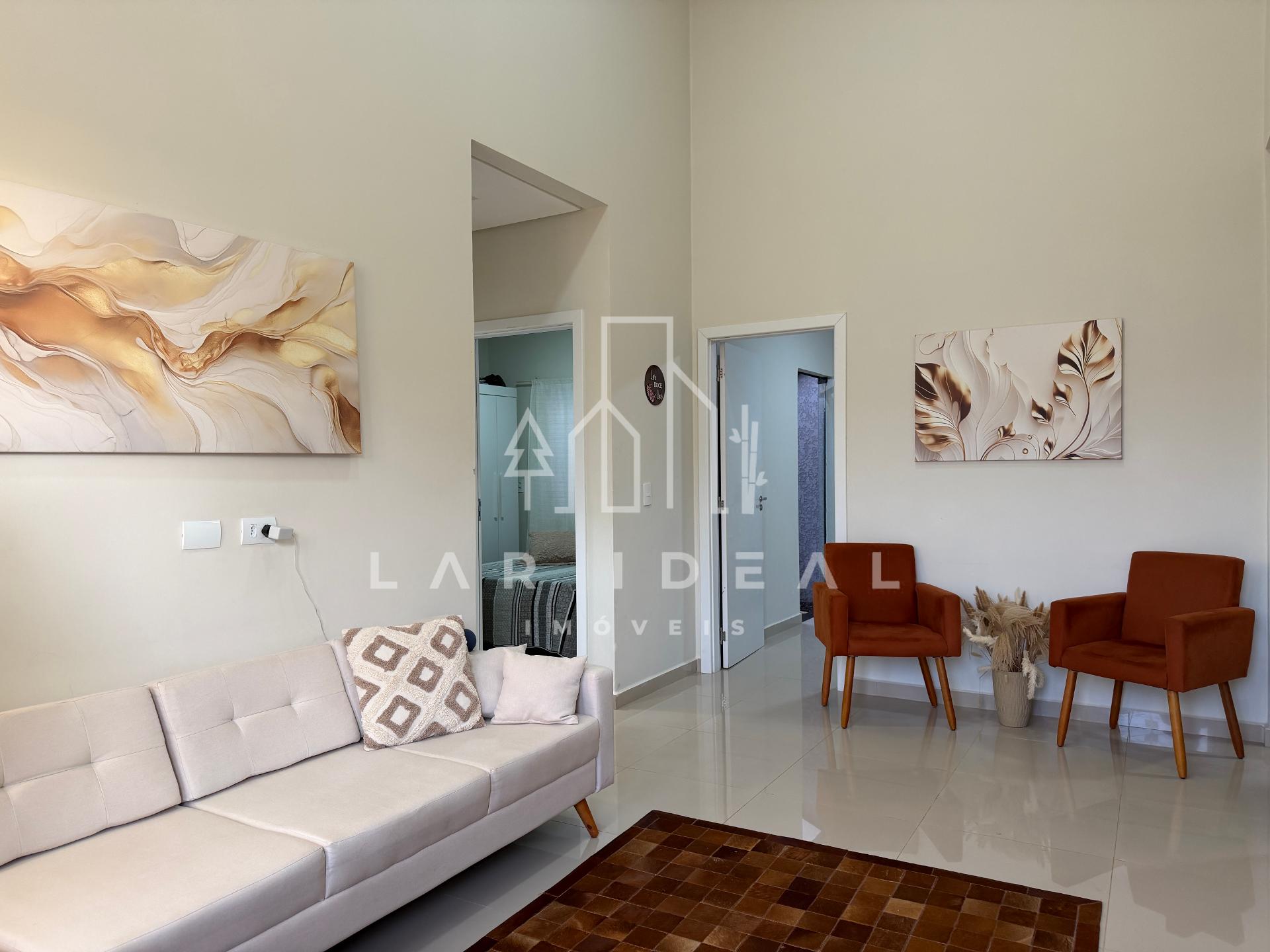 Casa mobiliada para locação no Jardim São Caetano, pronta para morar.