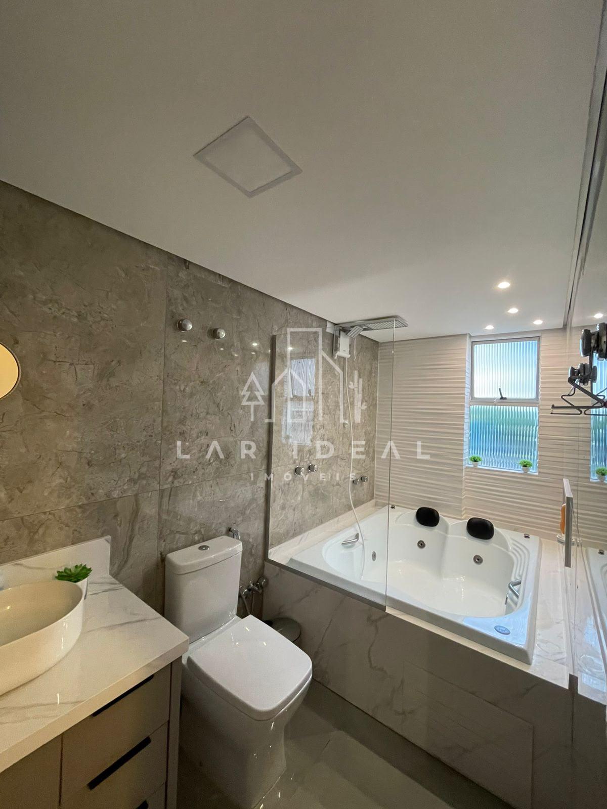 Apartamento de alto padrão totalmente mobiliado no Residencial Vivaldi, com 1 suite e 2 quartos