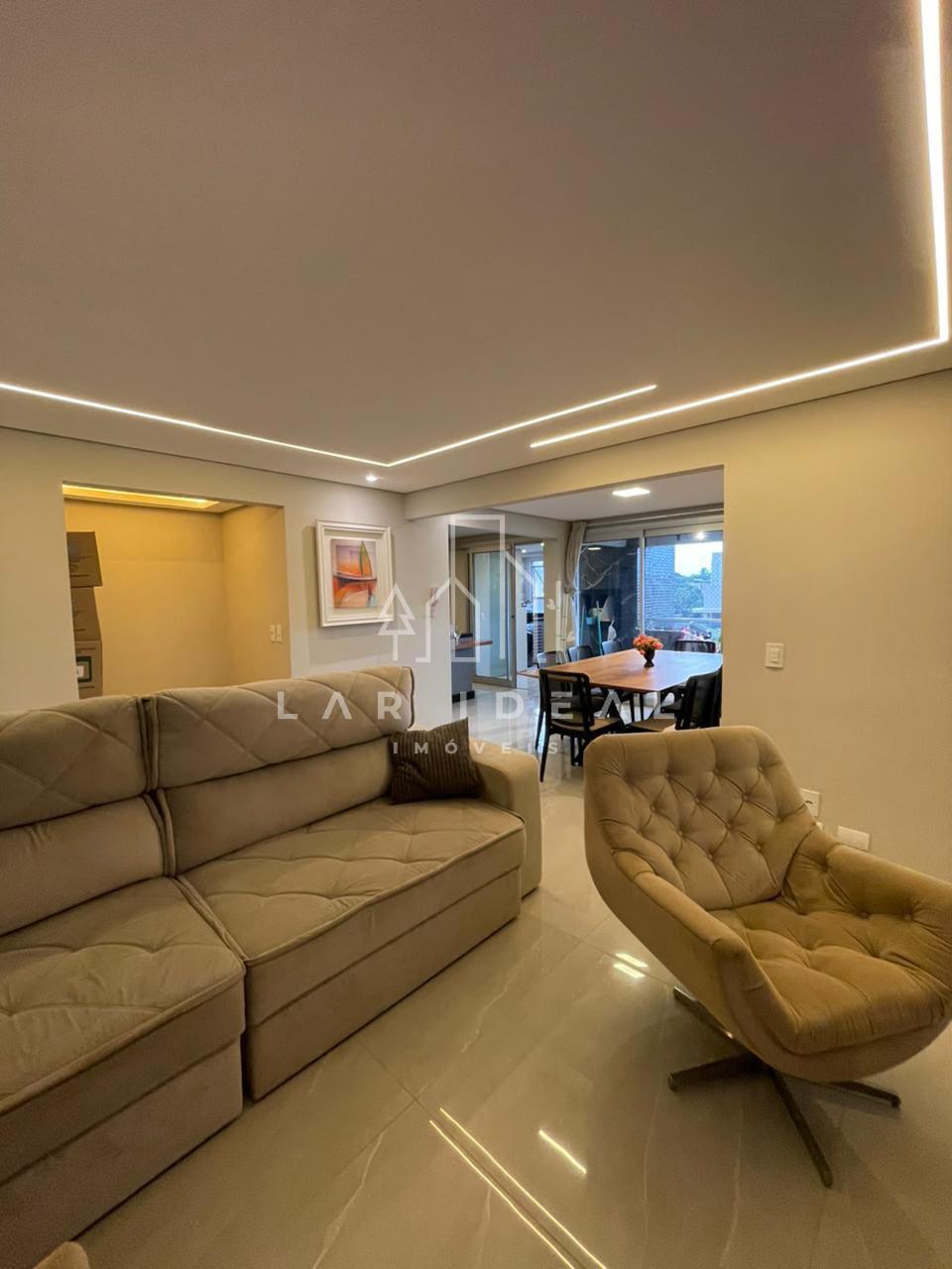 Apartamento de alto padrão totalmente mobiliado no Residencial Vivaldi, com 1 suite e 2 quartos