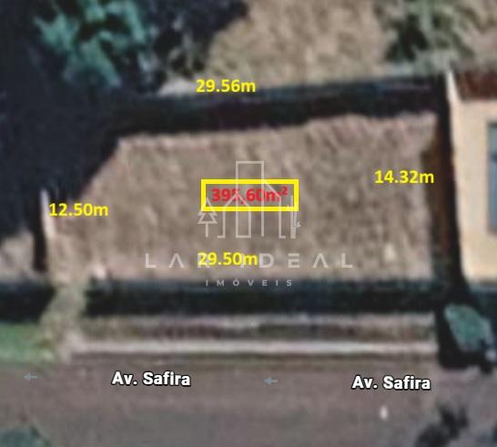 Terreno Comercial com 395,60m² na Av. Safira em frente ao Muffato do Porto Meira