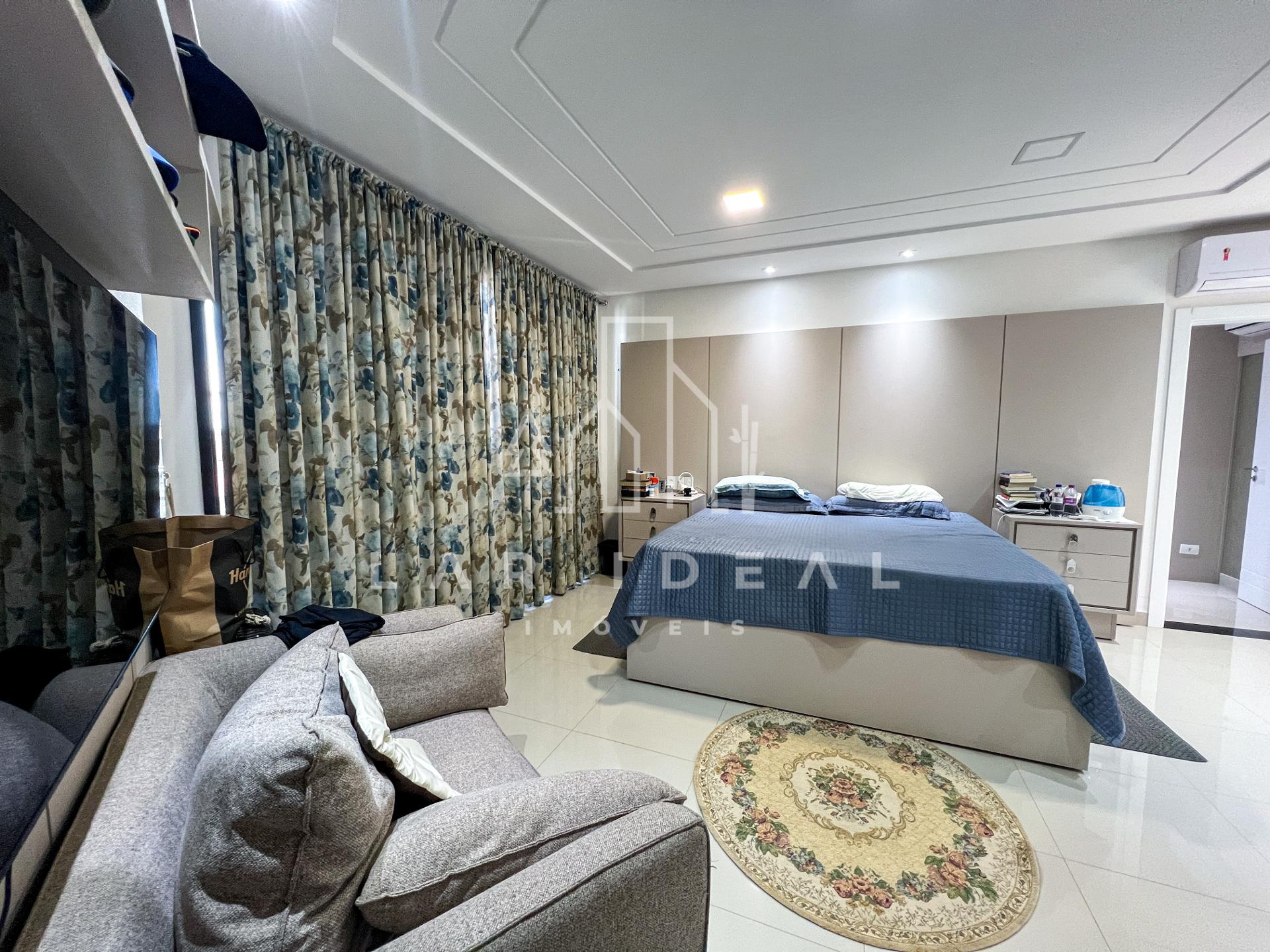 Sobrado de Luxo no Cond. Terras Alpha II, mobiliado, com 3 suites, área gourmet e piscina