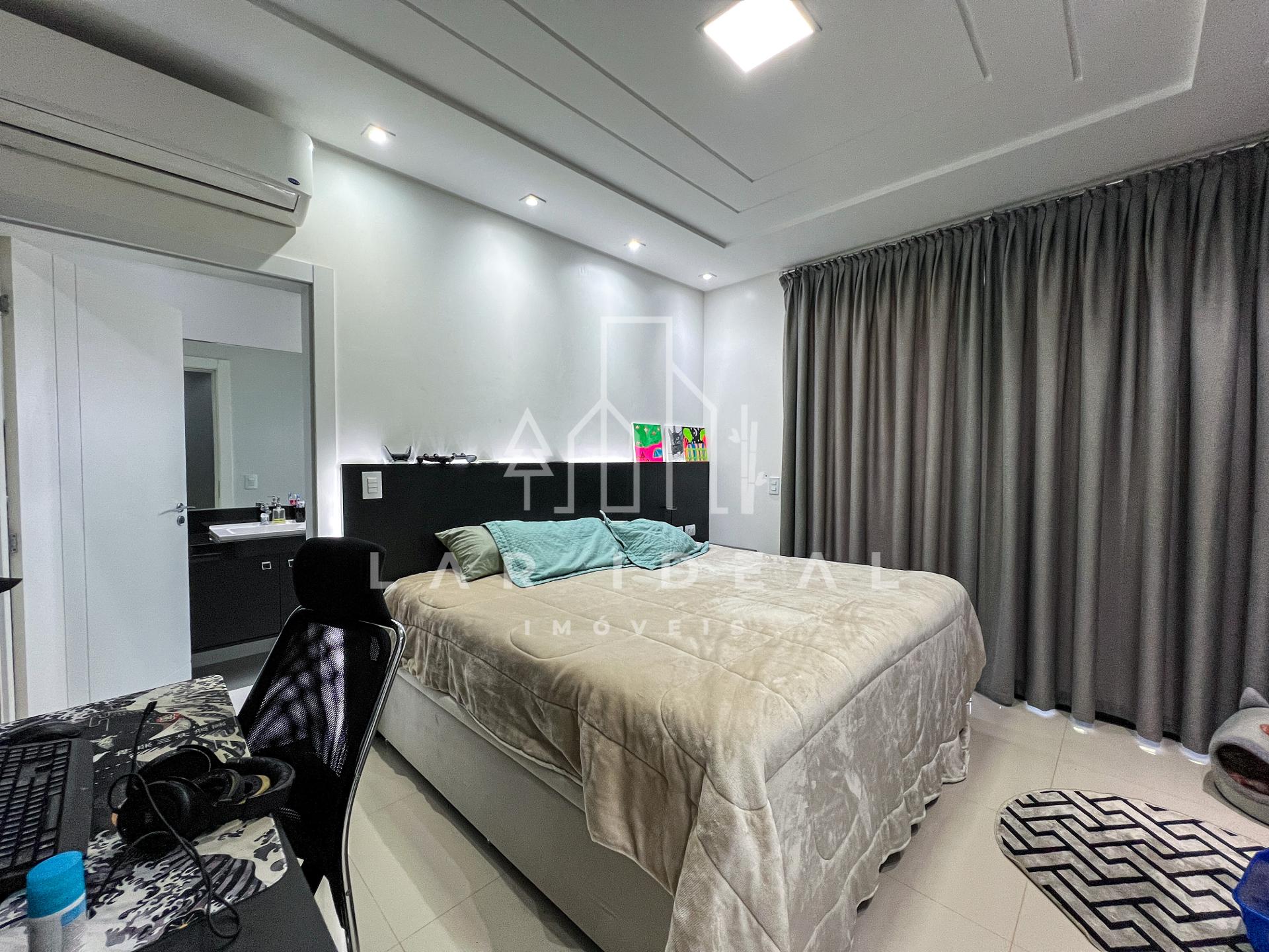Sobrado de Luxo no Cond. Terras Alpha II, mobiliado, com 3 suites, área gourmet e piscina