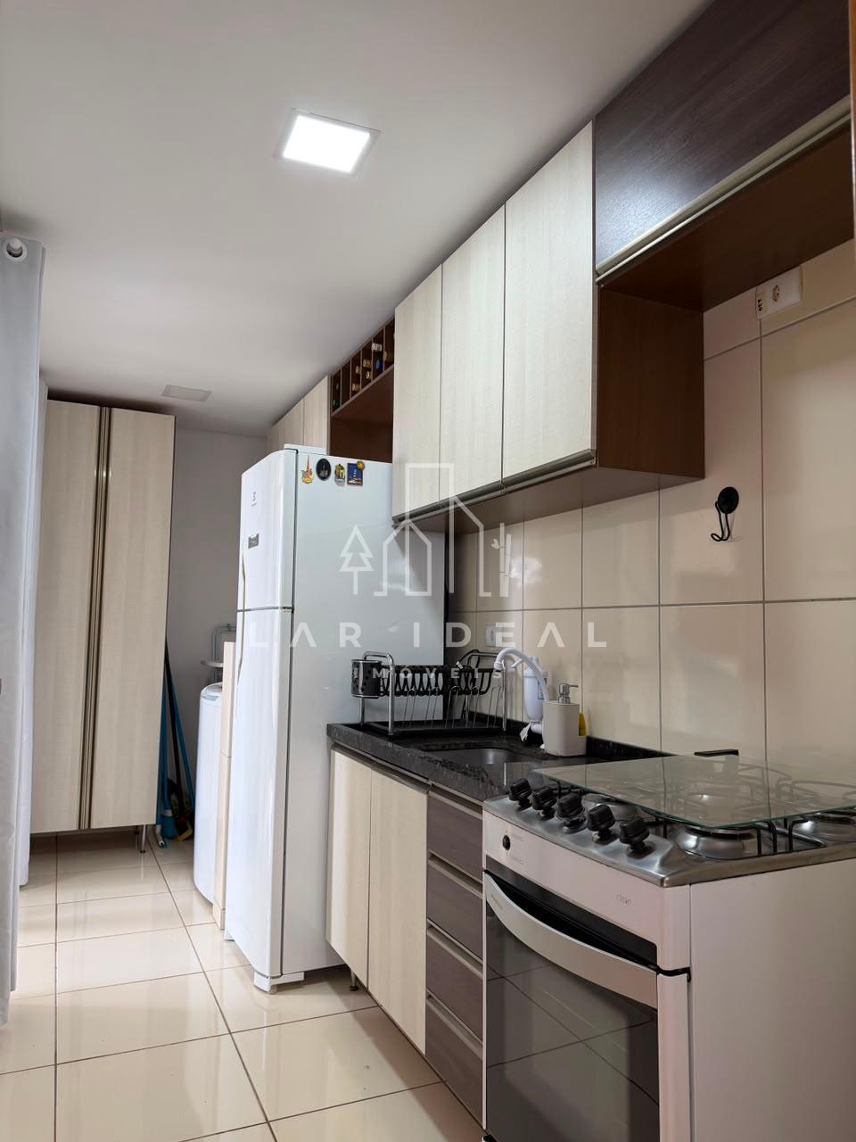 Apartamento pronto pra morar no Residencial Angatu, com 2 quartos e sacada com churrasqueira