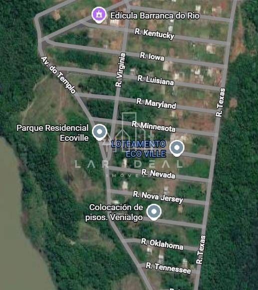 Terreno no Ecoville 1 com 280² por R$ 75 mil entrada e parcelas de 1.033,00, aceita carro no negócio