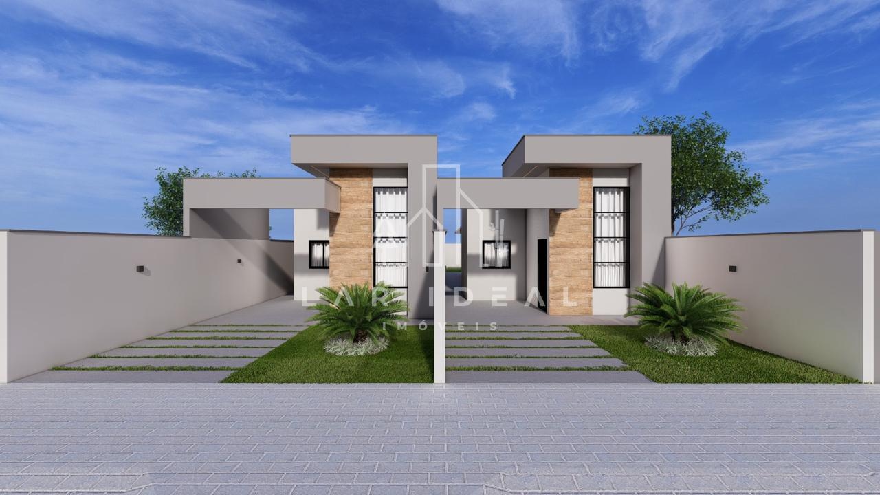 Casa em fase final de construção no Campos do Iguaçu com 1 quarto e 1 suite