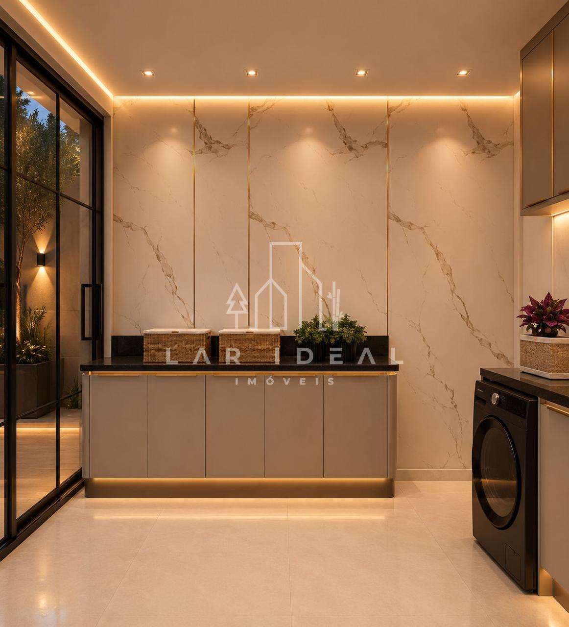 Alto Padrão no Condomínio Safira, com 3 Suítes e espaço gourmet com piscina