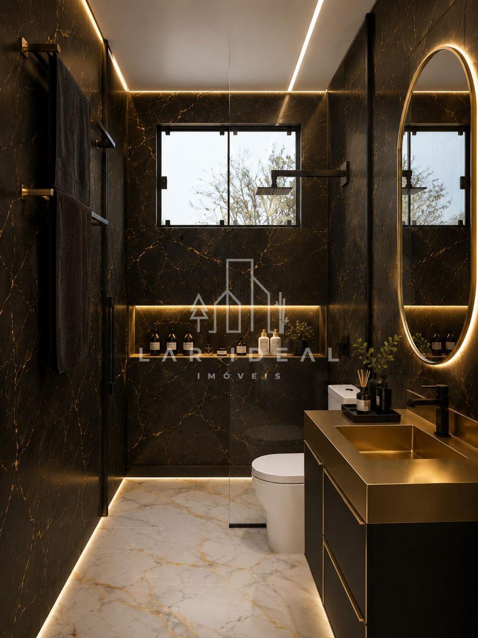 Alto Padrão no Condomínio Safira, com 3 Suítes e espaço gourmet com piscina