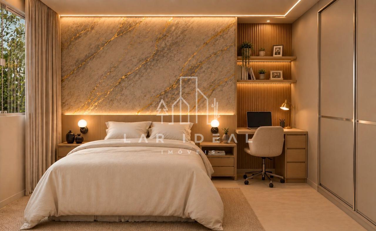 Alto Padrão no Condomínio Safira, com 3 Suítes e espaço gourmet com piscina