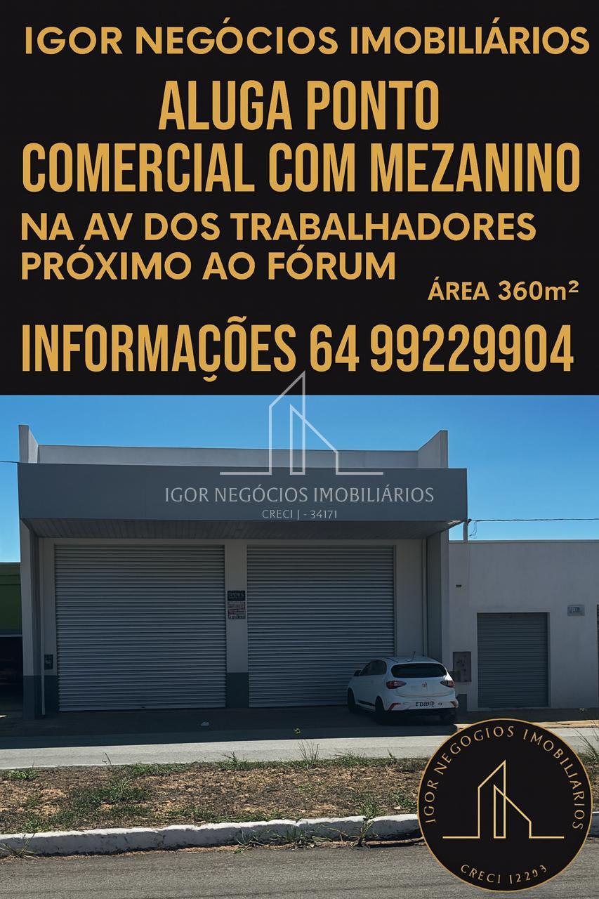 Comercial para locação, RESIDENCIAL DOS IPES, MORRINHOS - GO