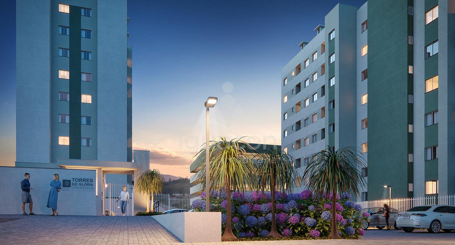 Apartamento de 02 Dormit?rios e Sacada no Torres do Gl?ria Urb...