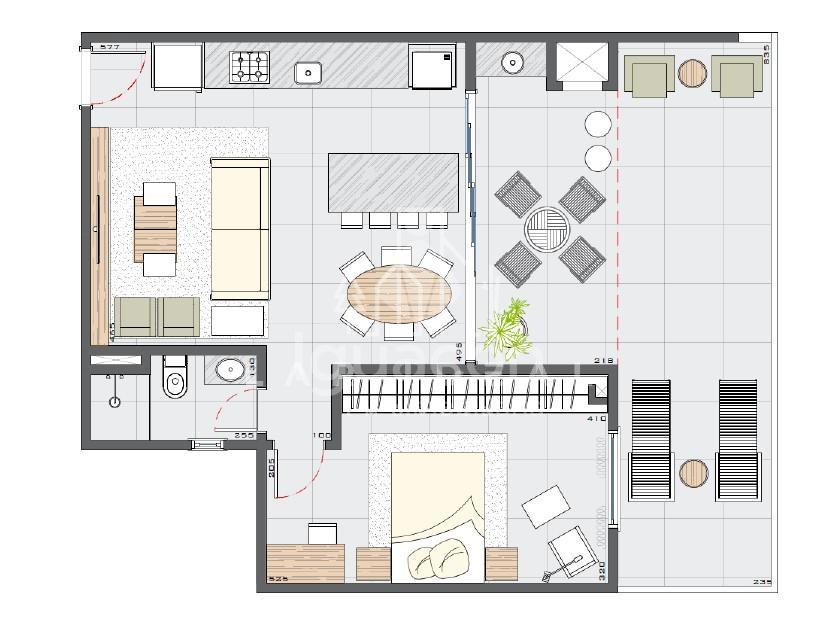Apartamentos com 01 Dormit?rio e 01 Vaga de garagem no Edif?ci...