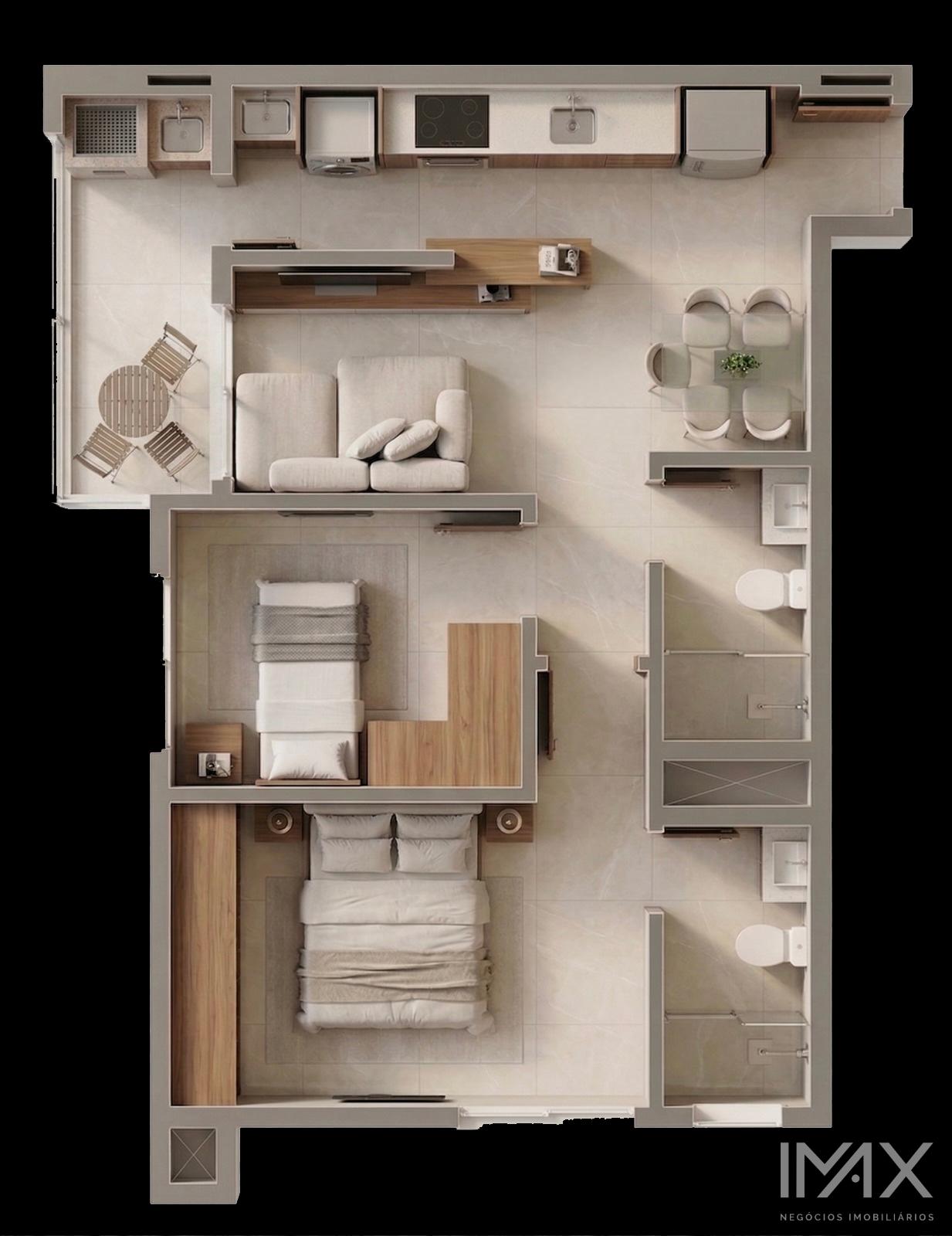 Lançamento: Apartamentos à venda no Edifício Cedro Residence, à partir de 63m2 por R$465.045,00.
