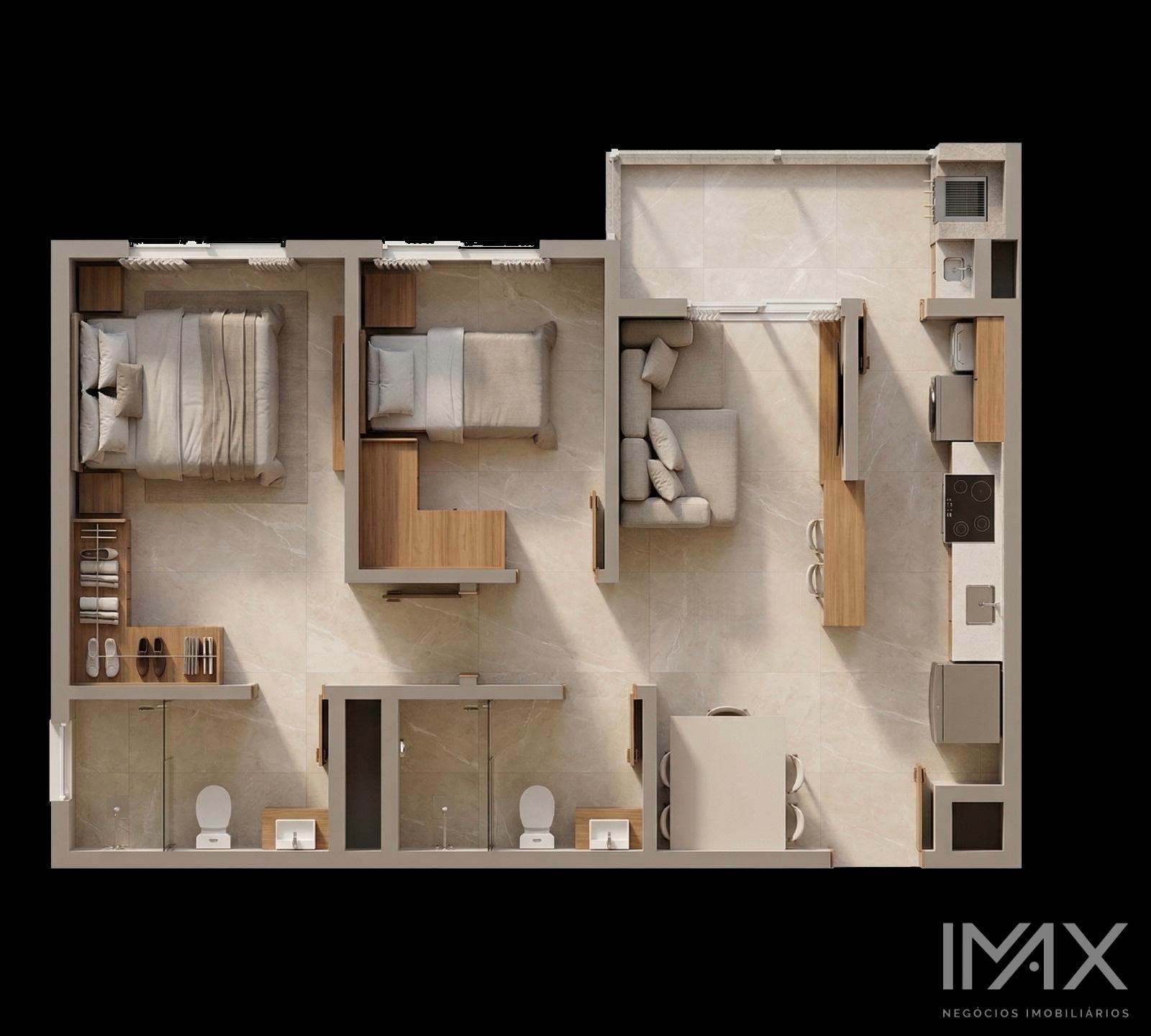 Lançamento: Apartamentos à venda no Edifício Cedro Residence, à partir de 63m2 por R$465.045,00.