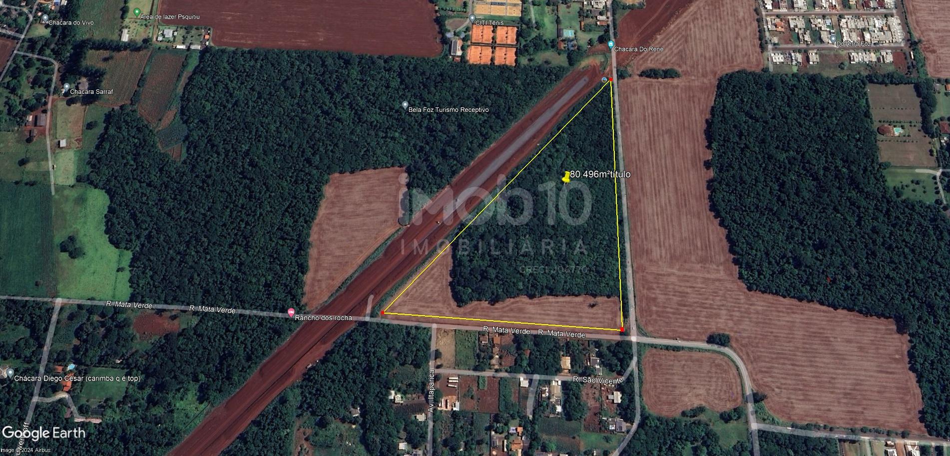 ?REA PARA LOTEAMENTO A VENDA NO JARDIM S?O ROQUE EM FOZ DO IGUA?U