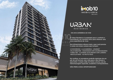 LAN?AMENTO URBAN RESIDENCE, PLANTA  APARTAMENTO COM 2 QUARTOS.