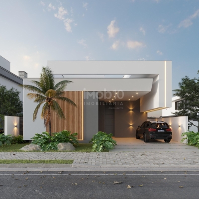 CASA NOVA A VENDA COM 3 SU?TES E PISCINA NO CONDOM?NIO VILLA F...