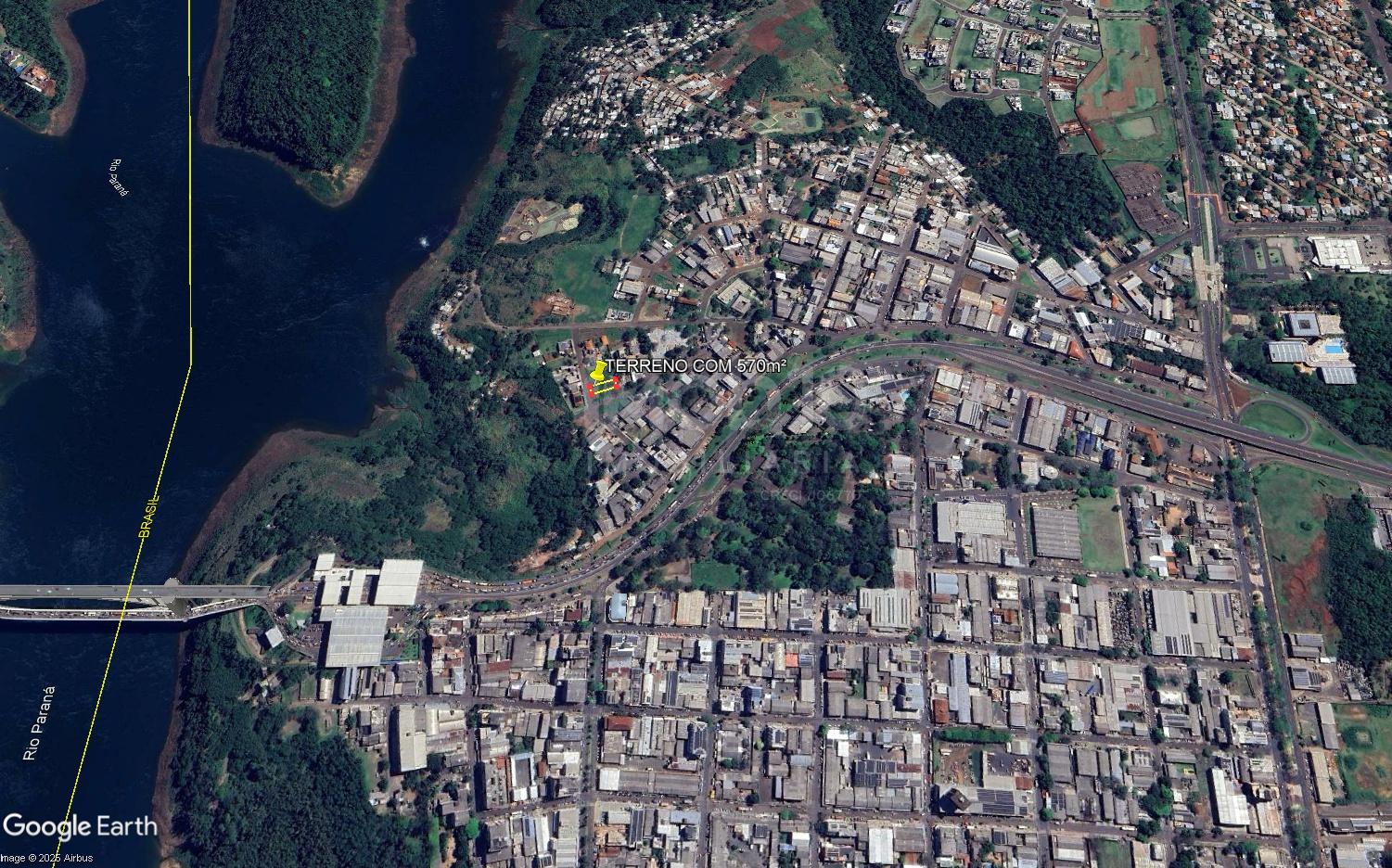 TERRENO A VENDA SUB ESQUINA COM 570 m2  JARDIM JUPIRA EM FOZ DO IGUAÇU PR
