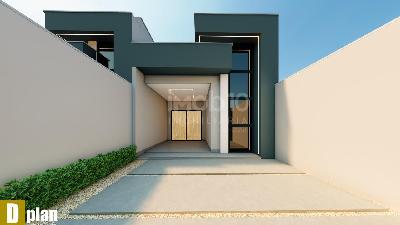 CASA COM 1 SU?TE   1 QUARTO ? VENDA NO LOTEAMENTO MOSTAPHA OSM...