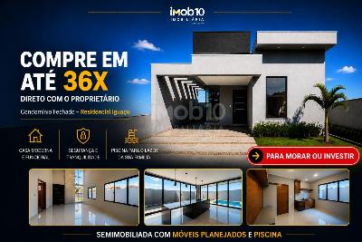 CASA ? VENDA NO CONDOM?NIO RESIDENCIAL FECHADO IGUA?U SEMI MOB...