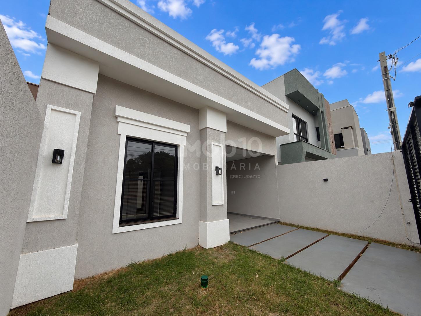 CASA NOVA COM 1 SUÍTE   2 QUARTOS E TERRENO AMPLO À VENDA NO JARDIM BOURBON
