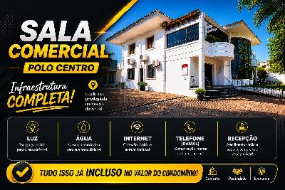 SALA COMERCIAL PARA LOCA??O NA MANS?O DAS ARTES NA AVENIDA PED...