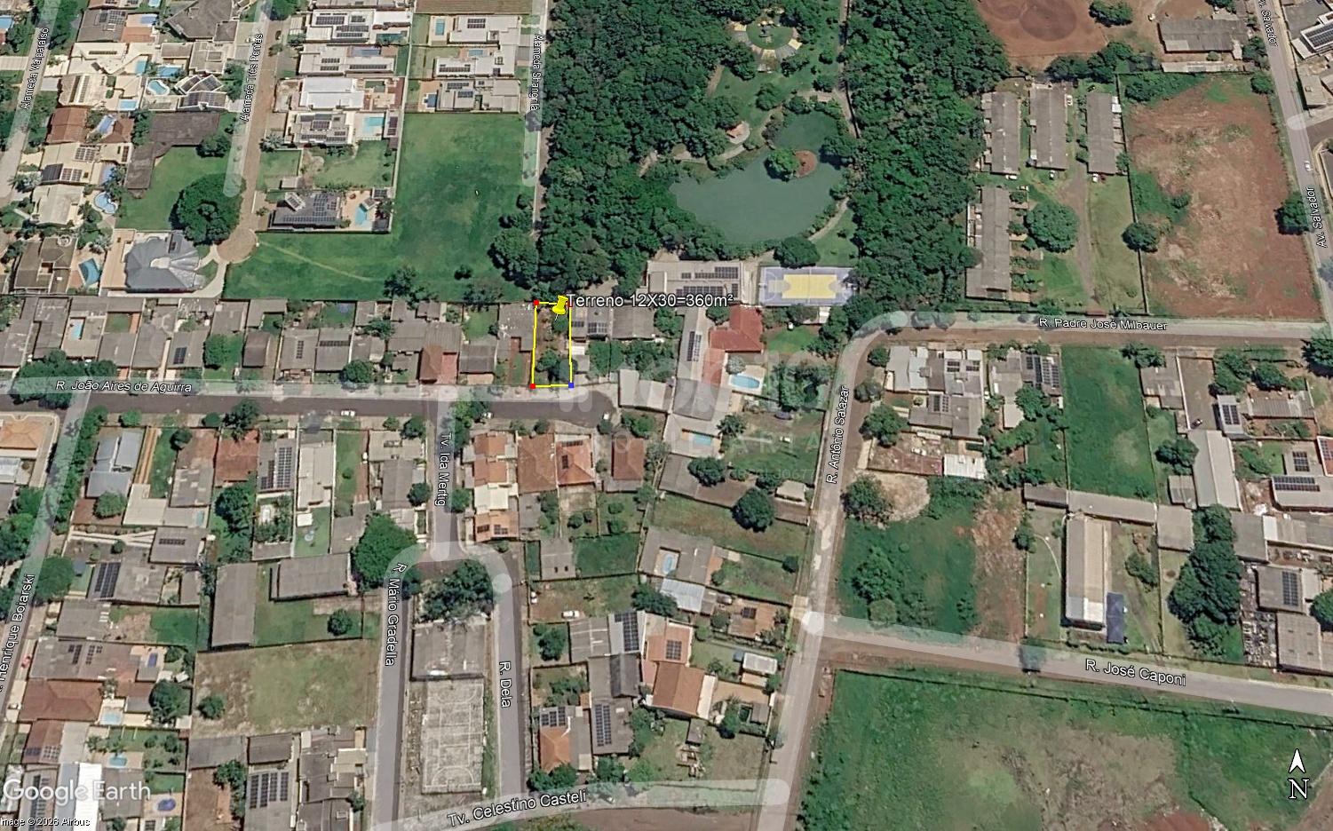 TERRENO A VENDA, PARQUE PRESIDENTE COM 360m²  FOZ DO IGUAÇU-PR.