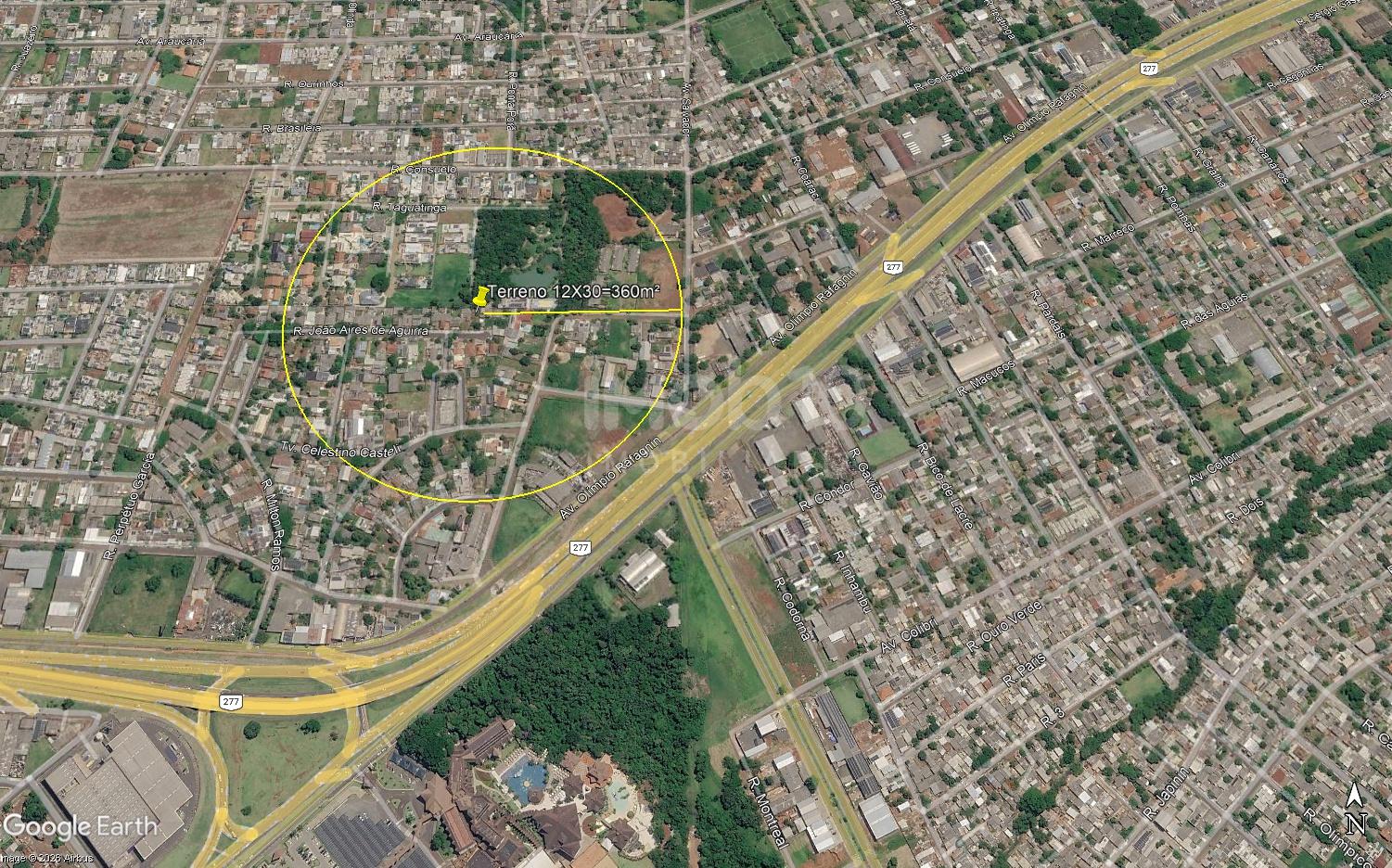TERRENO A VENDA, PARQUE PRESIDENTE COM 360m²  FOZ DO IGUAÇU-PR.