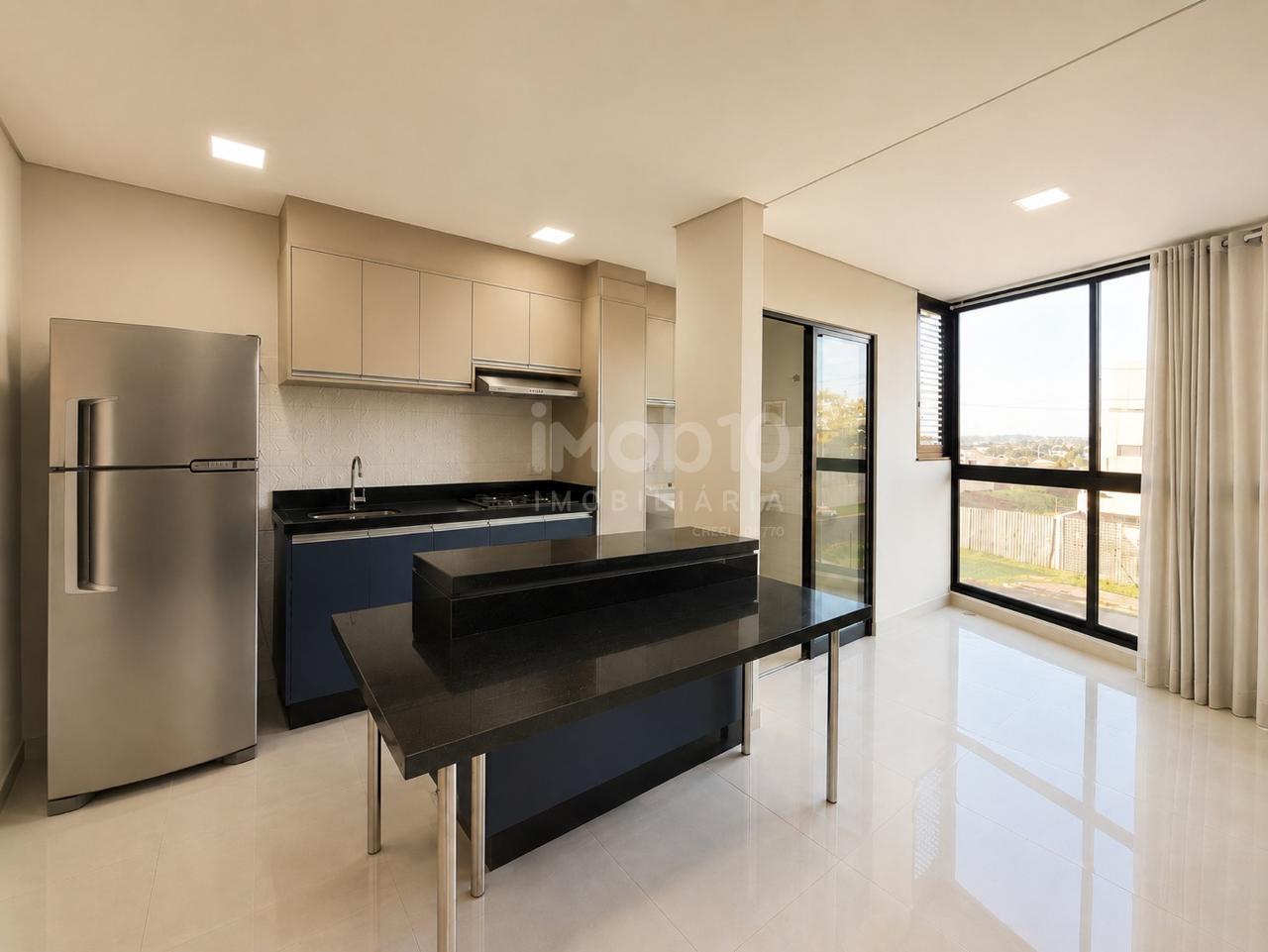 APARTAMENTO PARA ALUGAR MOBILIADO EDIF. RESIDENCIAL TORINO, 1 SUITE + UM QUARTO