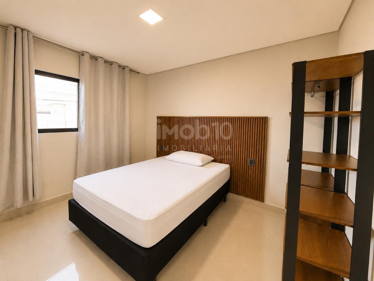 APARTAMENTO PARA ALUGAR MOBILIADO EDIF. RESIDENCIAL TORINO, 1 SUITE + UM QUARTO
