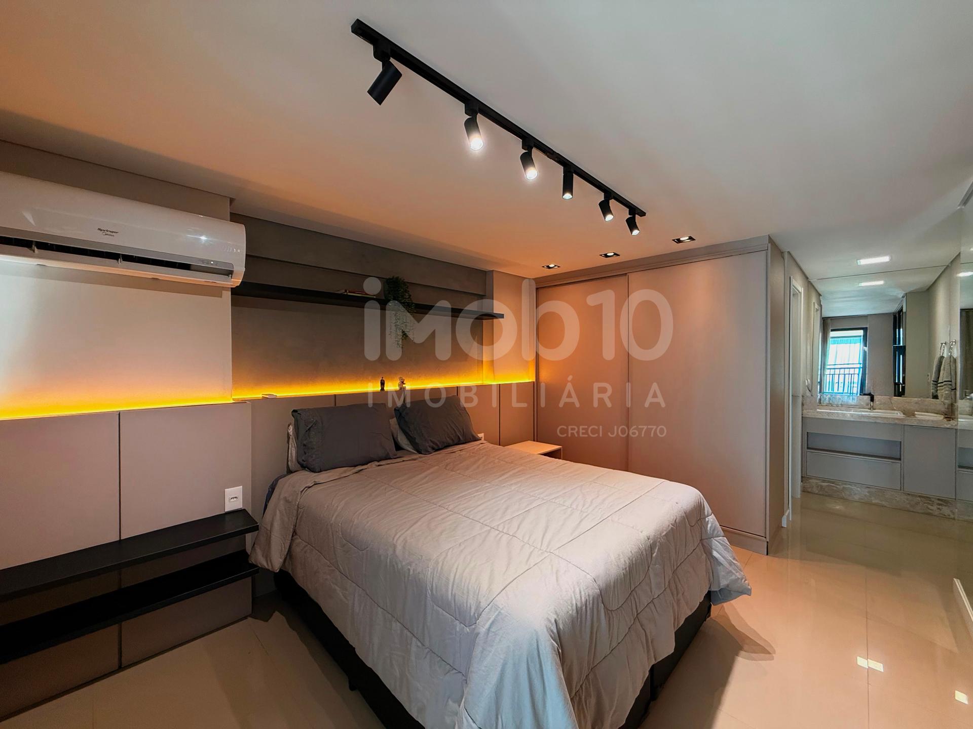APARTAMENTO A VENDA DE 01 QUARTO MOBILIADO NO ED RIVERSIDE RESIDENCE
