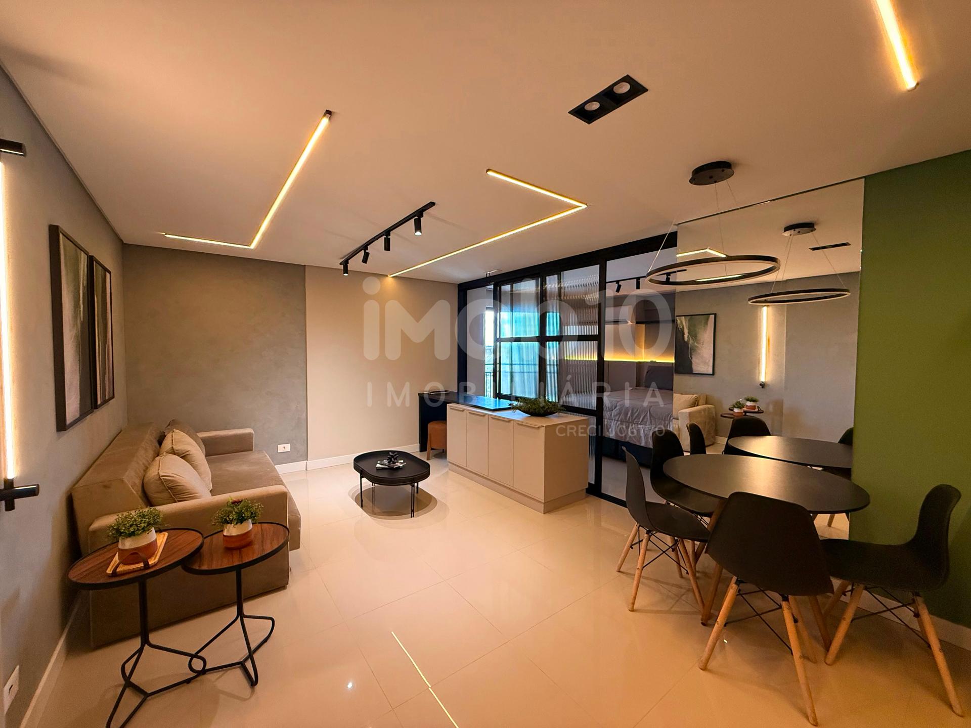 APARTAMENTO A VENDA DE 01 QUARTO MOBILIADO NO ED RIVERSIDE RESIDENCE