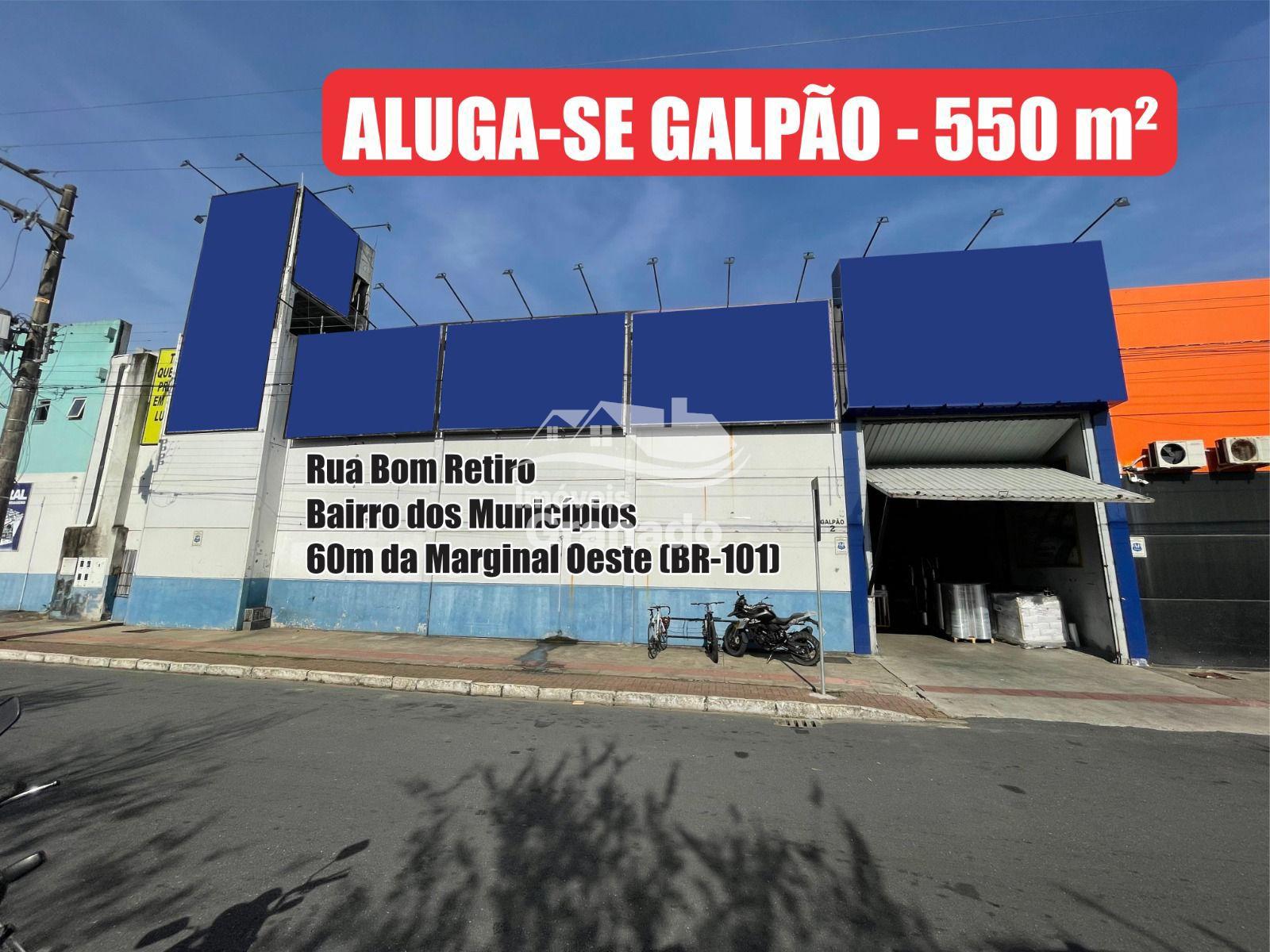 Galpão para locação 550m  MUNICIPIOS, BALNEARIO CAMBORIU - SC