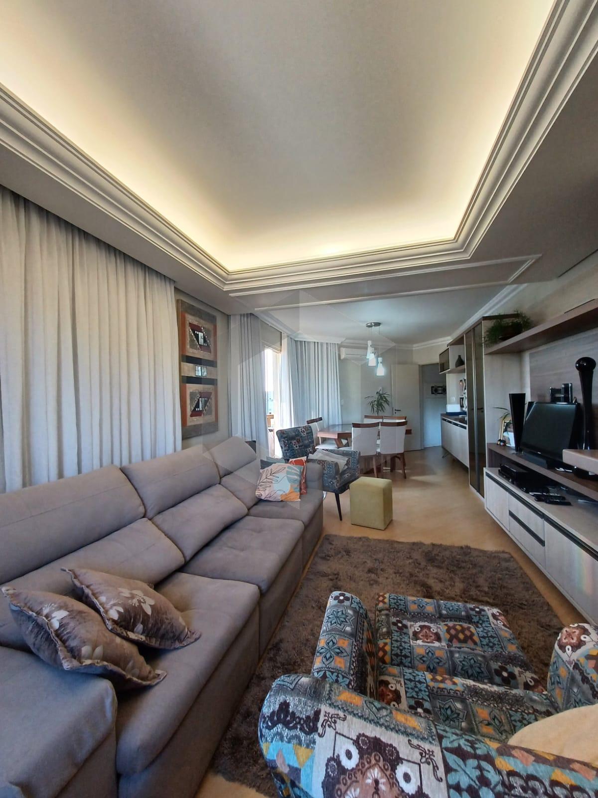 Apartamento de 146 m , mobilado  com 3 dormitórios sendo 1 suí...