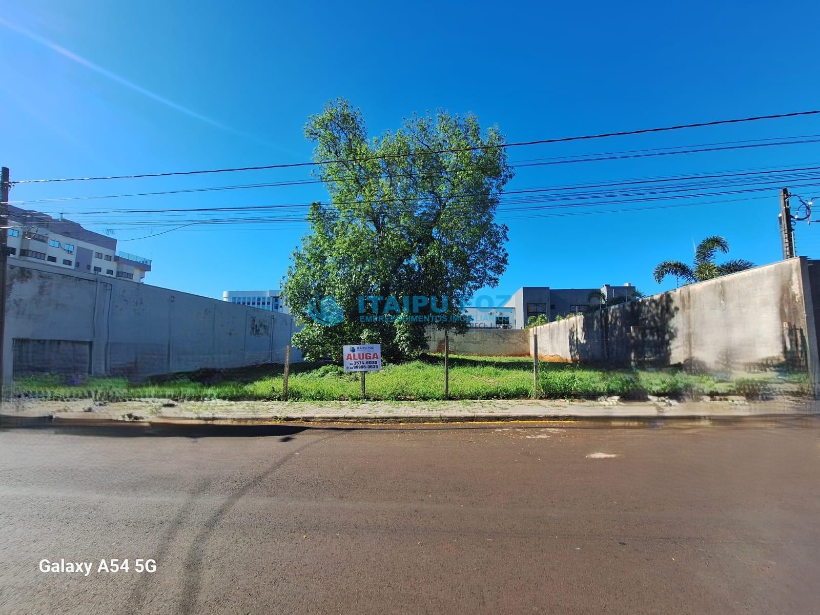 Terreno Comercial para locação no Jardim Central em Foz do Iguaçu-Pr.