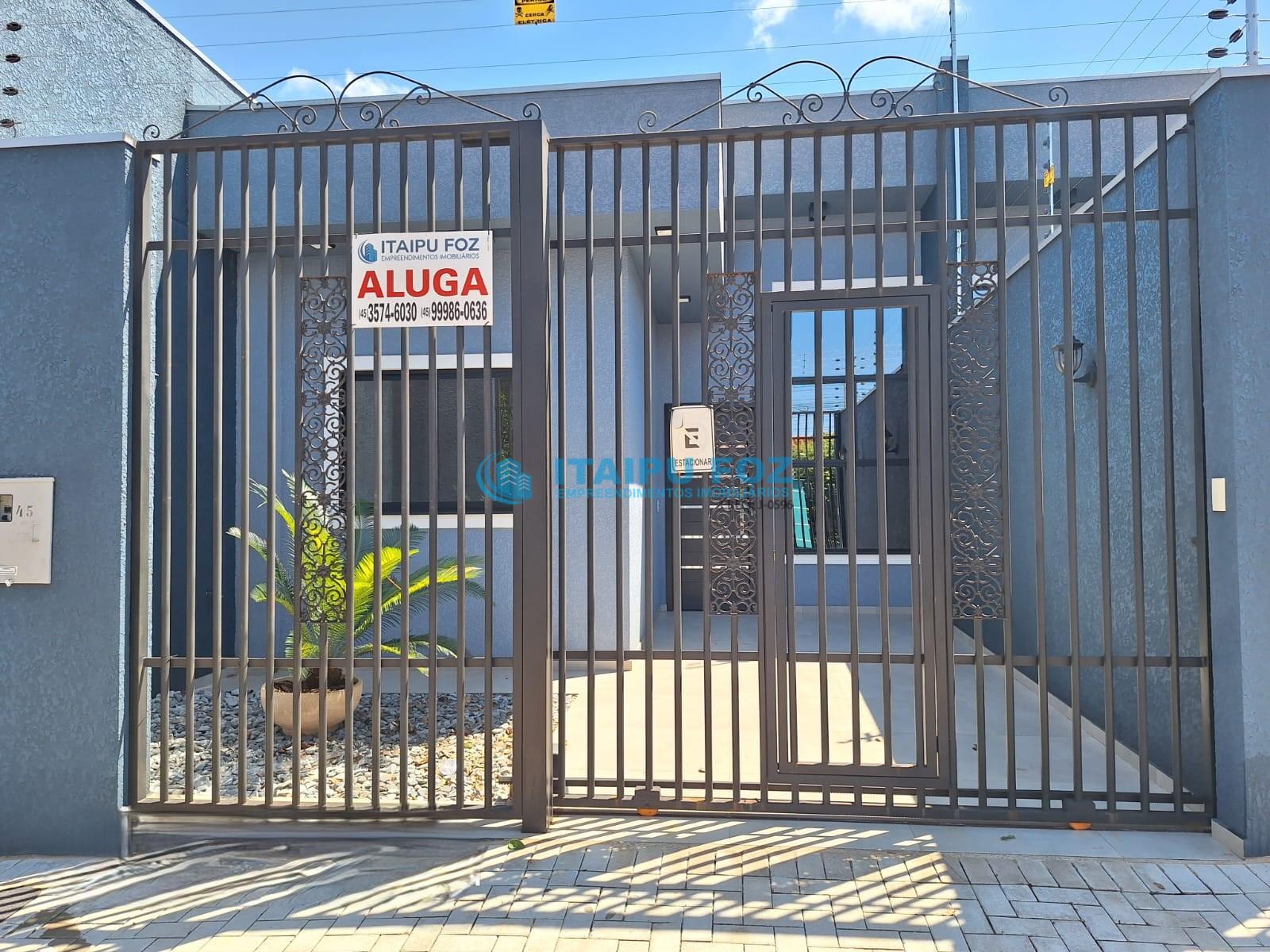 Casa nova para locação no Jardim Europa - Foz do Iguaçu