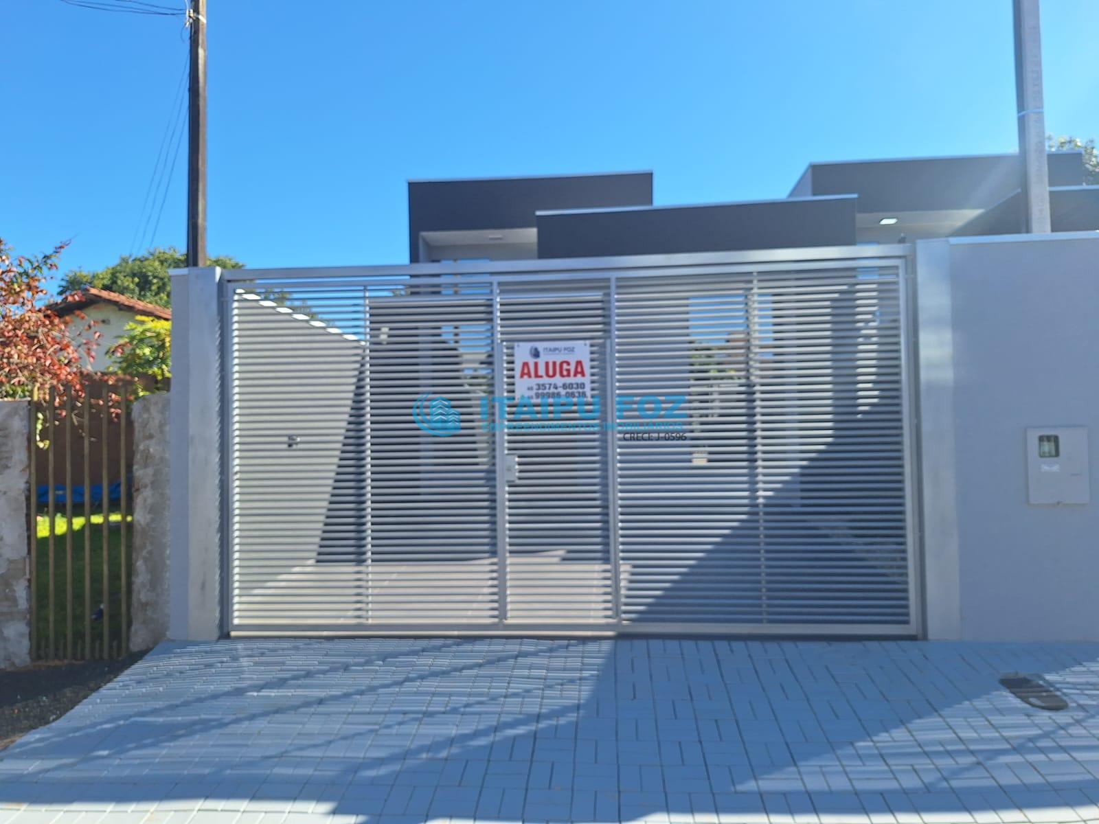 Casa nova para locação no Jardim Lindoia - Foz do Iguaçu-Pr.