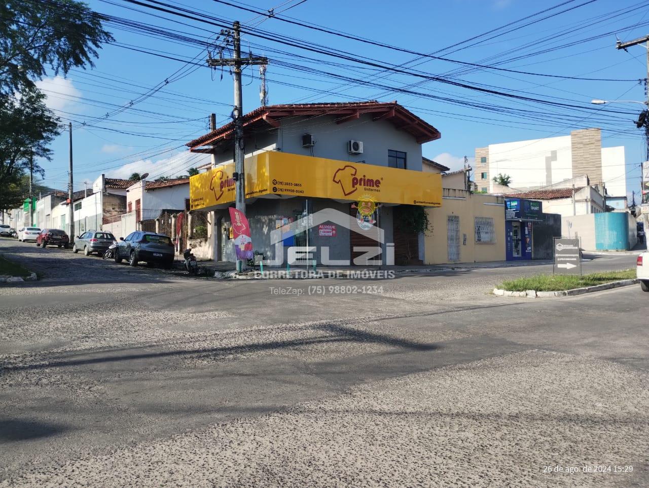 Loca??o comercial de esquina, no  t?rreo, entre av. 24 de Maio...