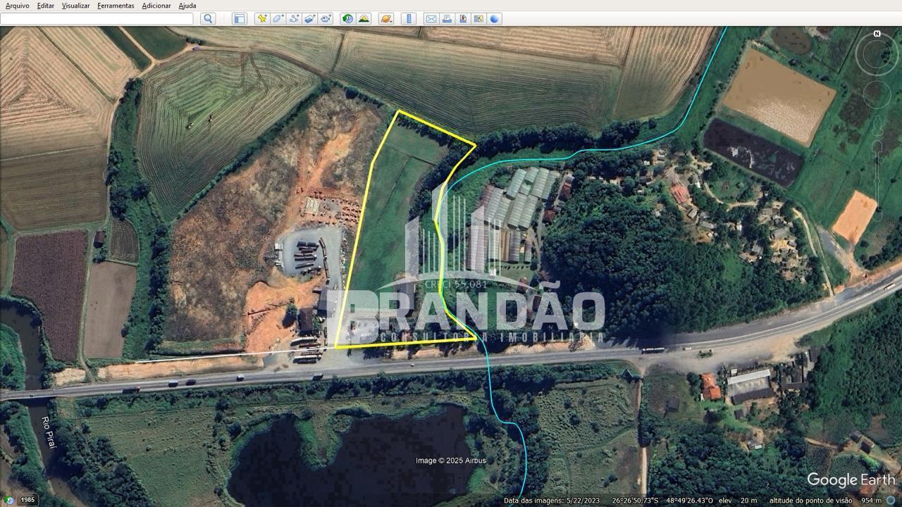 TERRENO COMERCIAL na BR-280 - com 22.000 m  - divisa de Guaram...