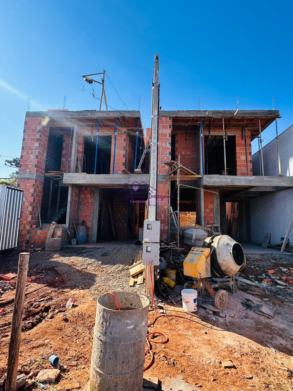 SOBRADO DE 85m  DE ?REA EM CONSTRU??O ? VENDA NO BAIRRO FRARON