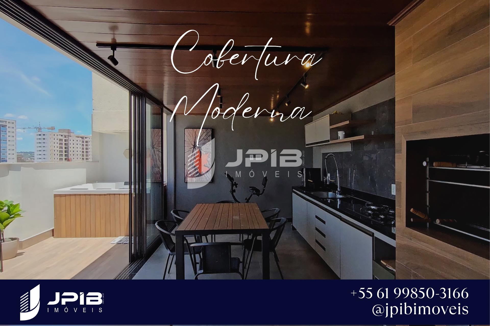 Linda Cobertura Moderna à venda, Águas Claras, Brasília - DF