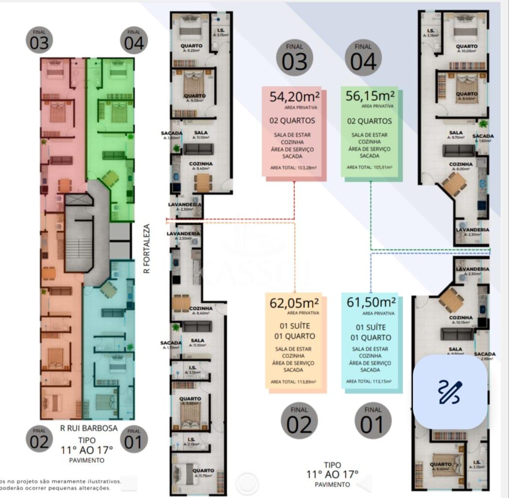 ALTO FORTALEZA - RESIDENCIAL E COMERCIAL - APTOS EM CONSTRUÇÃO